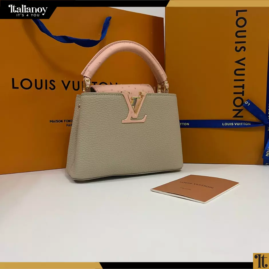 Capucines Mini Bag beige / pink