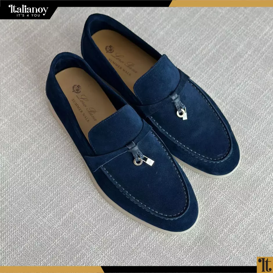 Summer Charms Walk Loafers dark blue