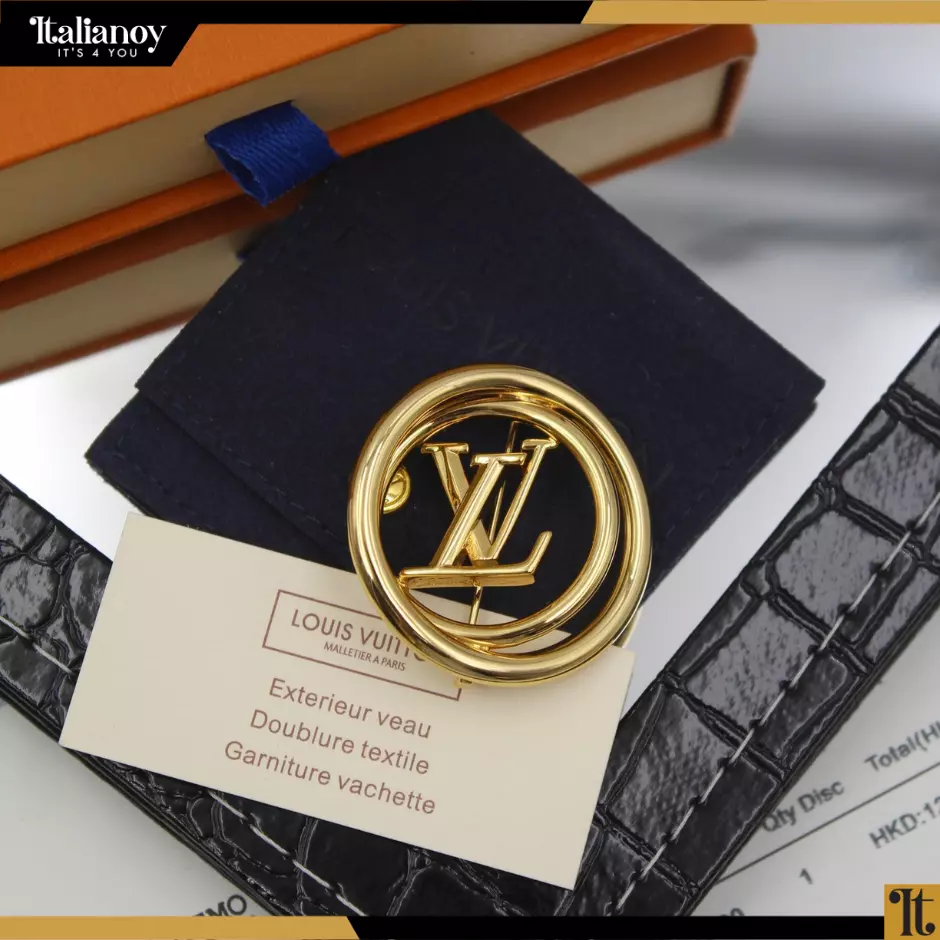 Louis Vuitton brooch Golden