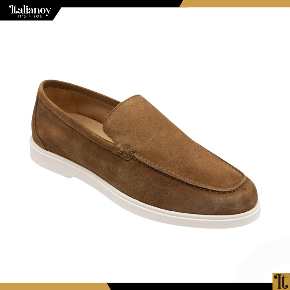 Men's Loake Tuscany Suede Casual Shoe Denim