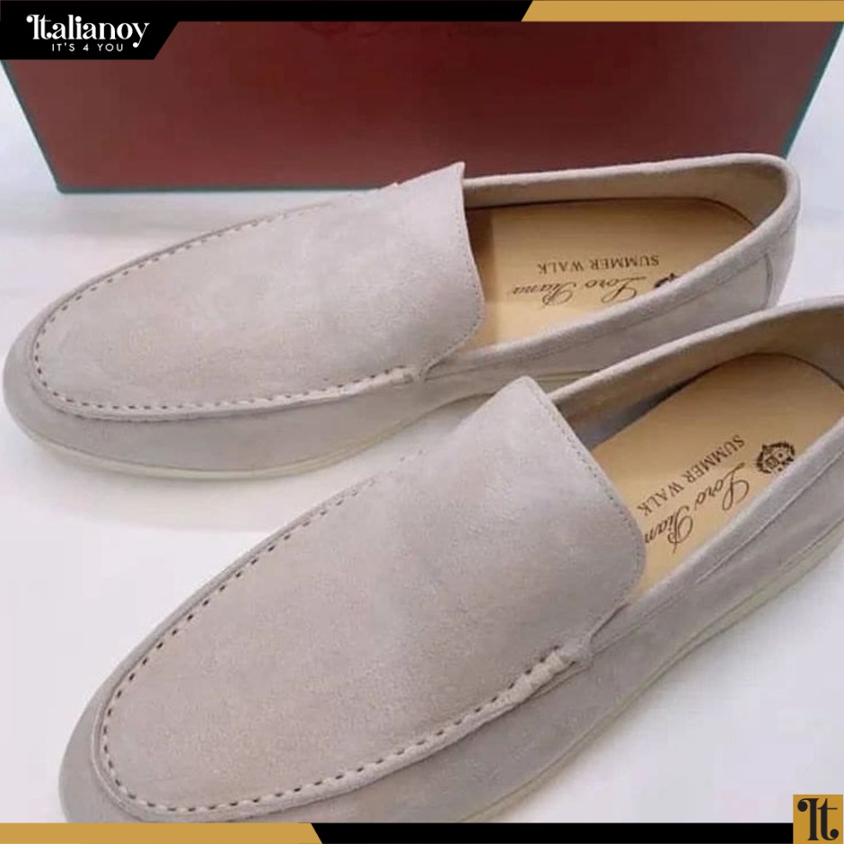 Men's Loake Tuscany Suede Casual Shoe Denim