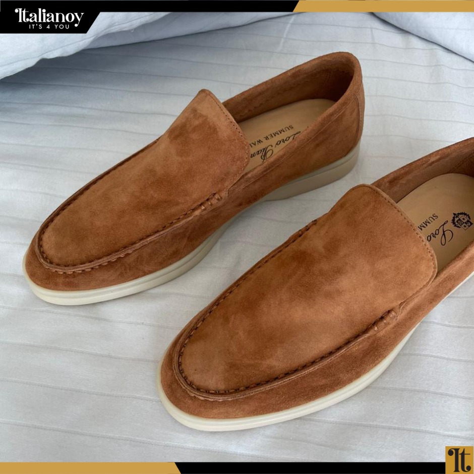 Men's Loake Tuscany Suede Casual Shoe Denim